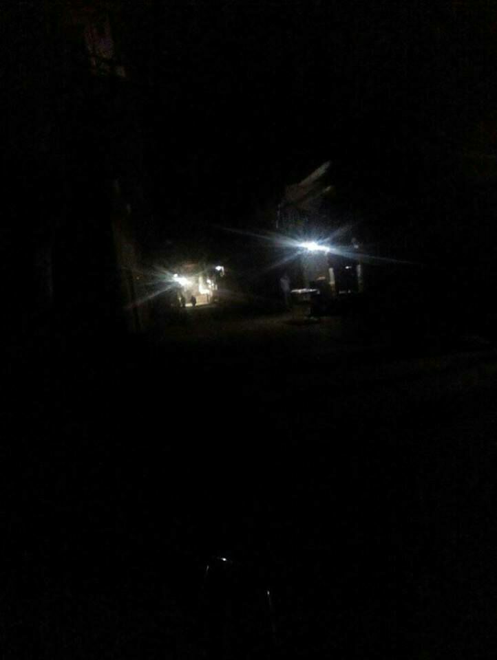 الظلام يخيم على شوارع نواج (2)