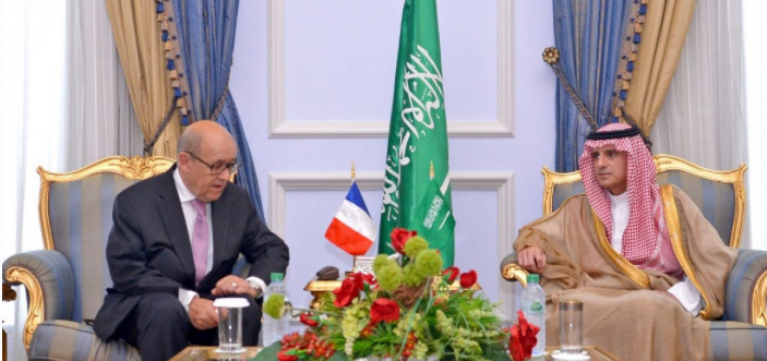 مباحثات وزير الخارجية الفرنسي ونظيره السعودي