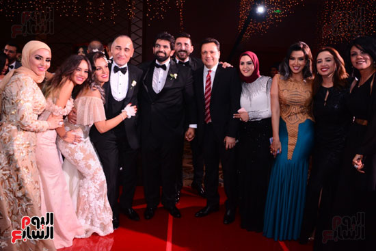 الموسيقار أمير عبد المجيد يحتفل بزفاف ابنته على الإعلامى أحمد الطاهرى (11)