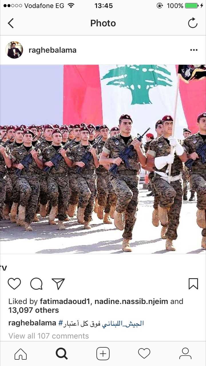 نانسى عجرم تدعم الجيش اللبنانى