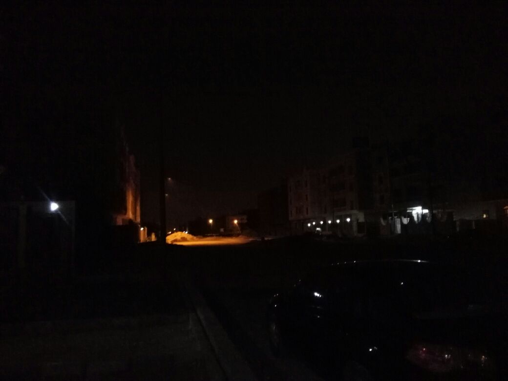 الظلام ليلا فى مدينة الشروق