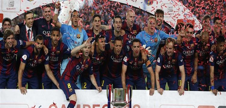 برشلونة بطل كأس إسبانيا