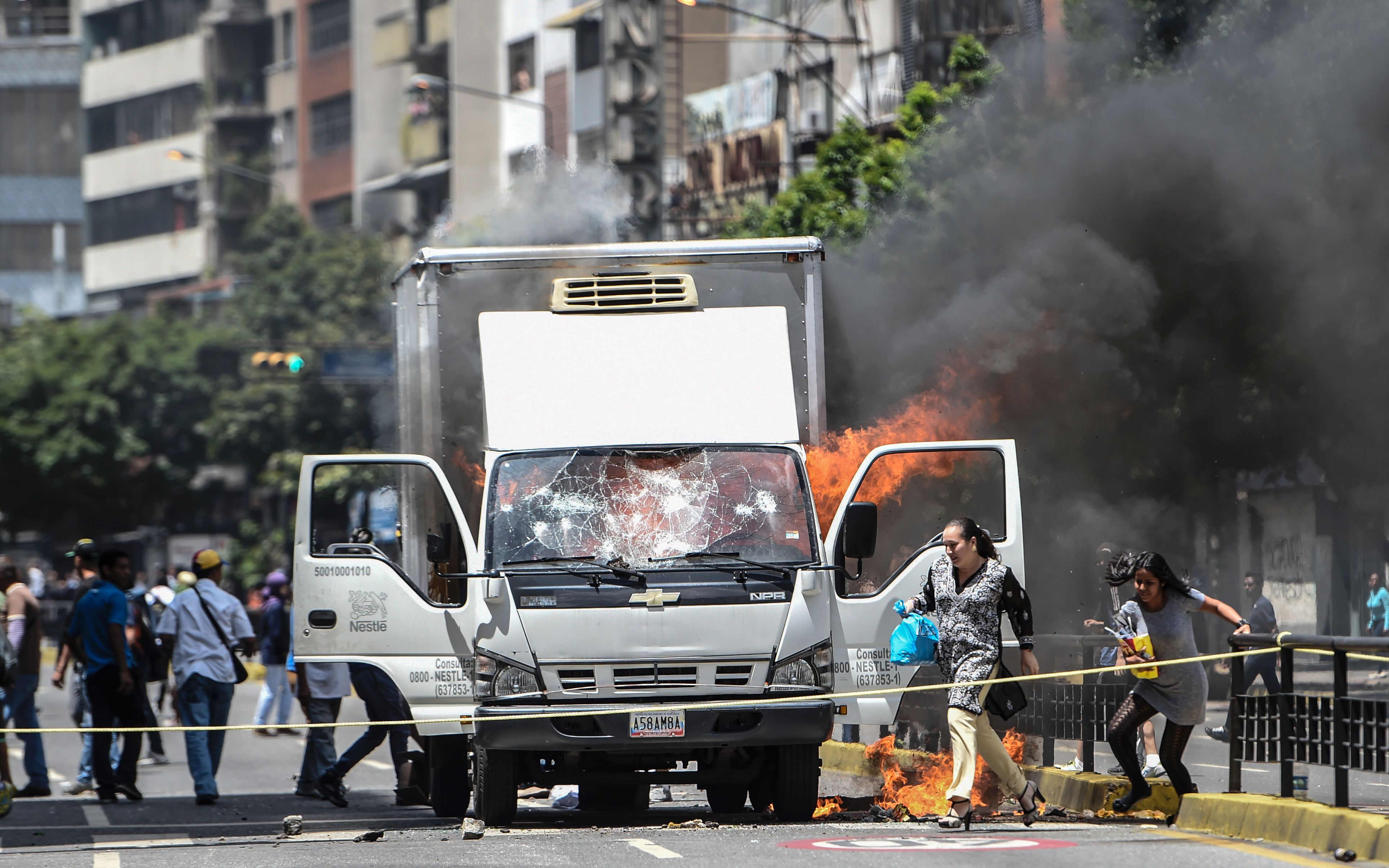 أعمال عنف فى فنزويلا