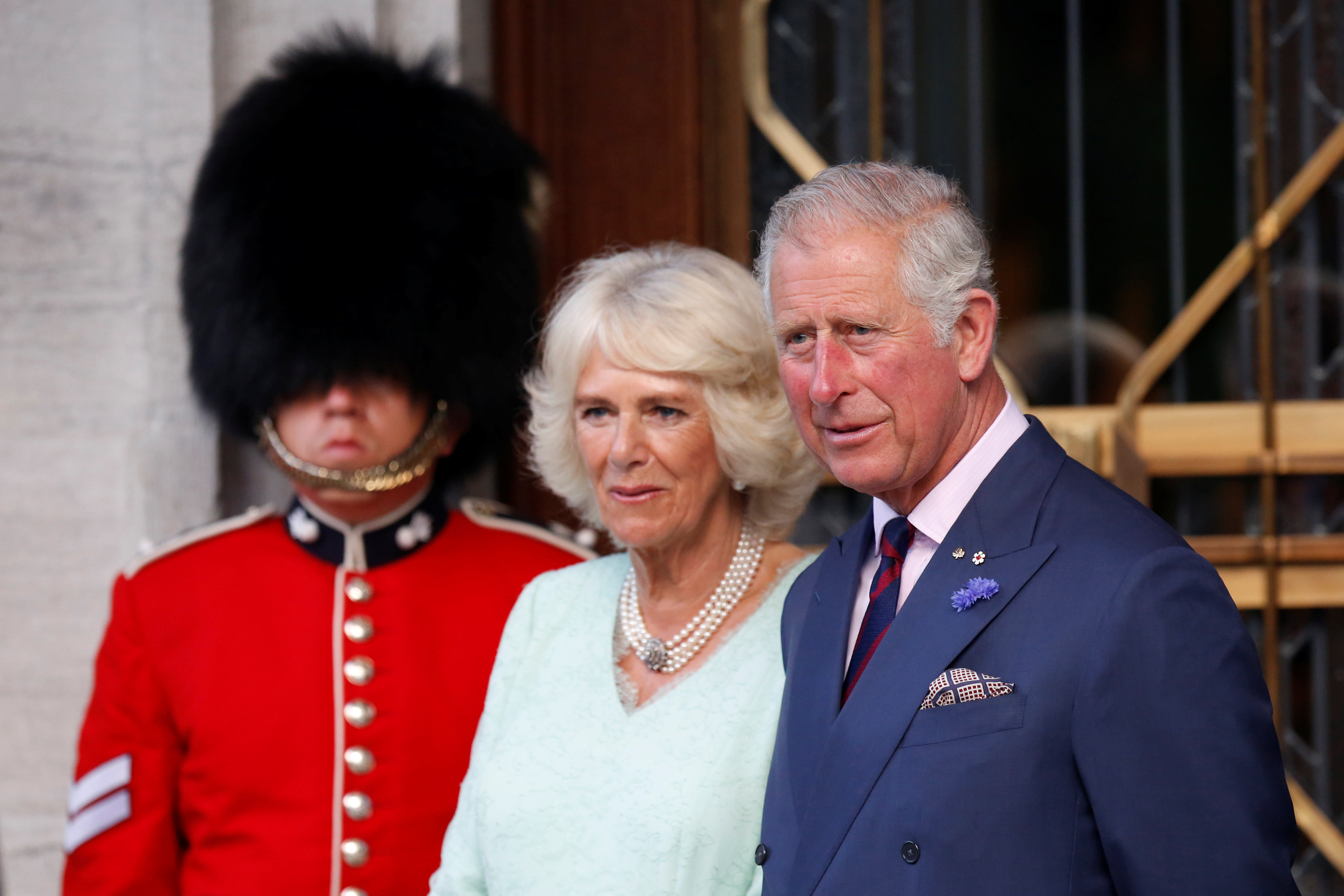 ولي العهد البريطاني الأمير تشارلز وكاميلا يشارك فى الاحتفالات