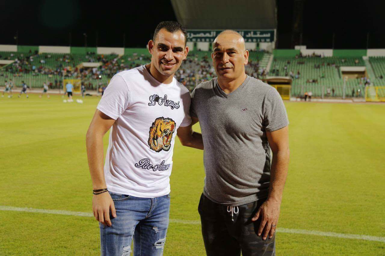 حسام حسن مع احمد عيد عبد الملك