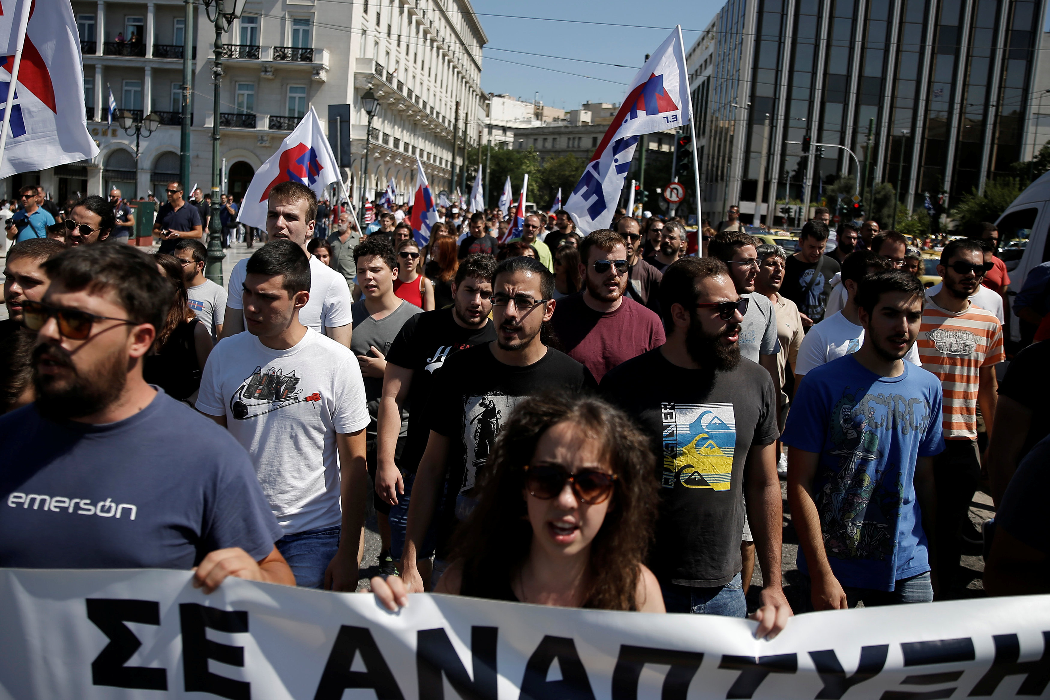 إضراب عمال المطاعم والفنادق فى أثينا