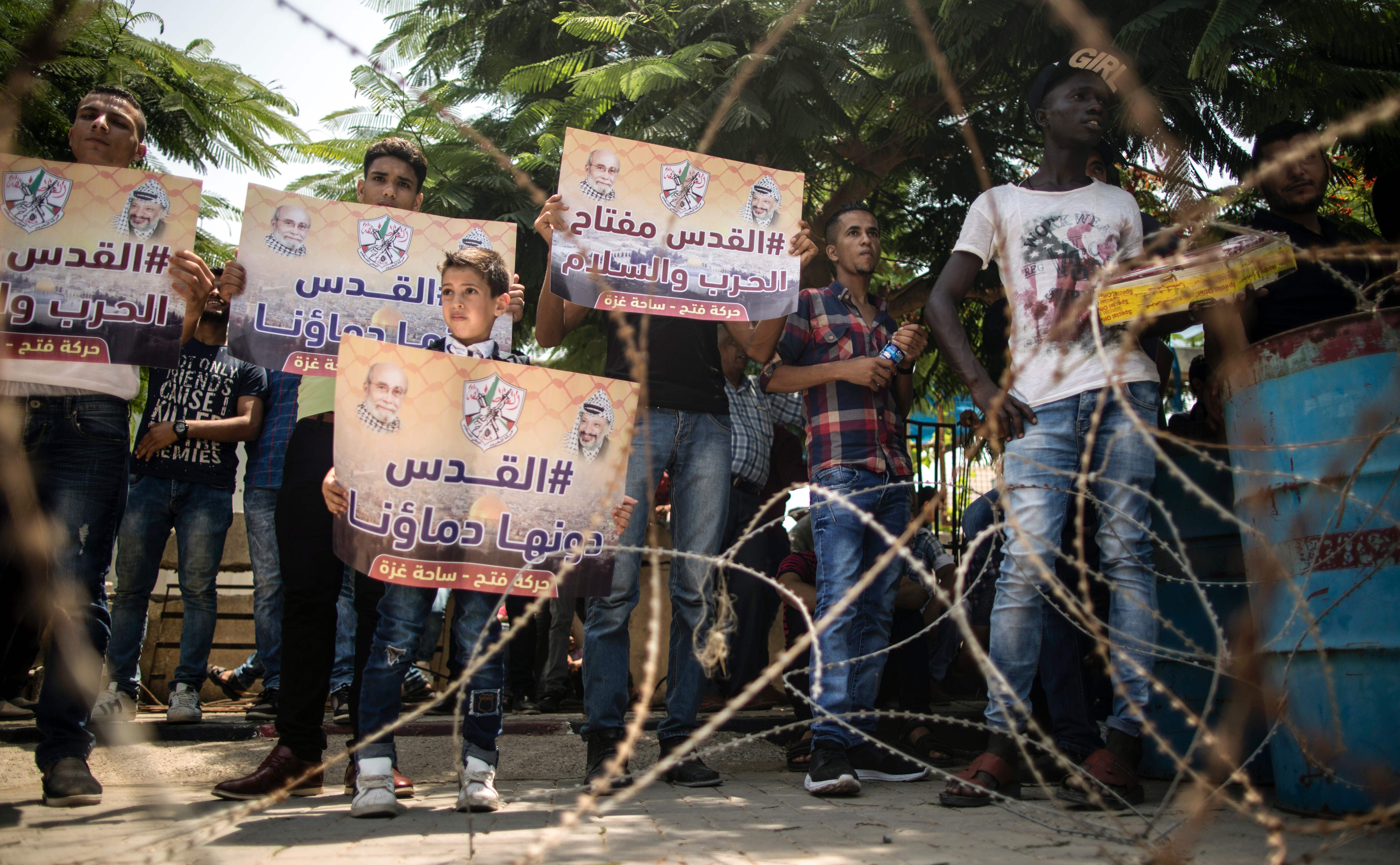 تظاهرات ضد انتهاكات الاحتلال