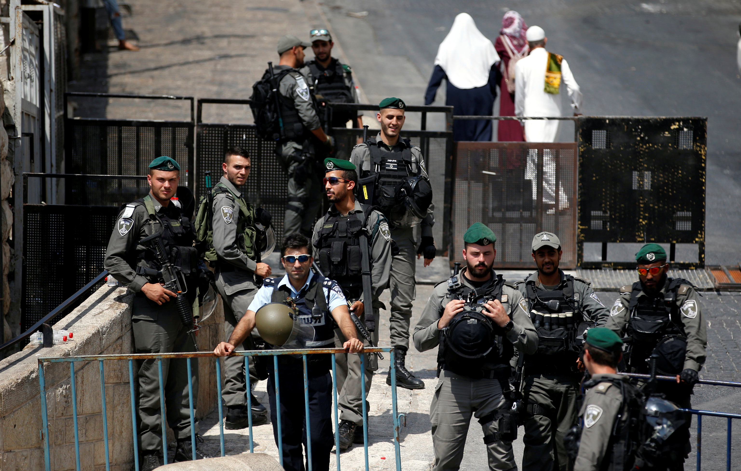 الشرطة الإسرائيلية بمحيط المسجد الأقصى