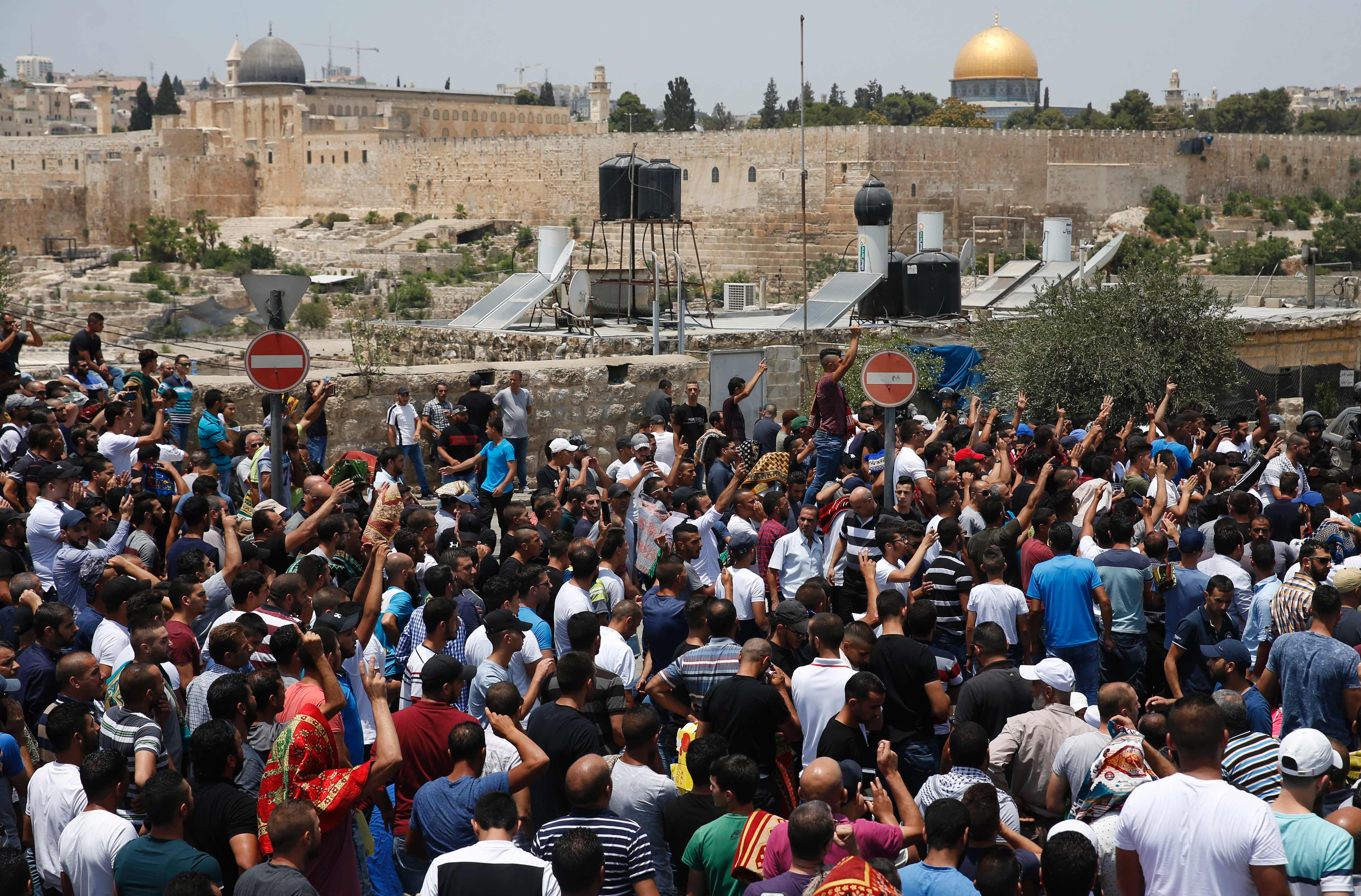 تظاهرات - المسجد الأقصى - القدس
