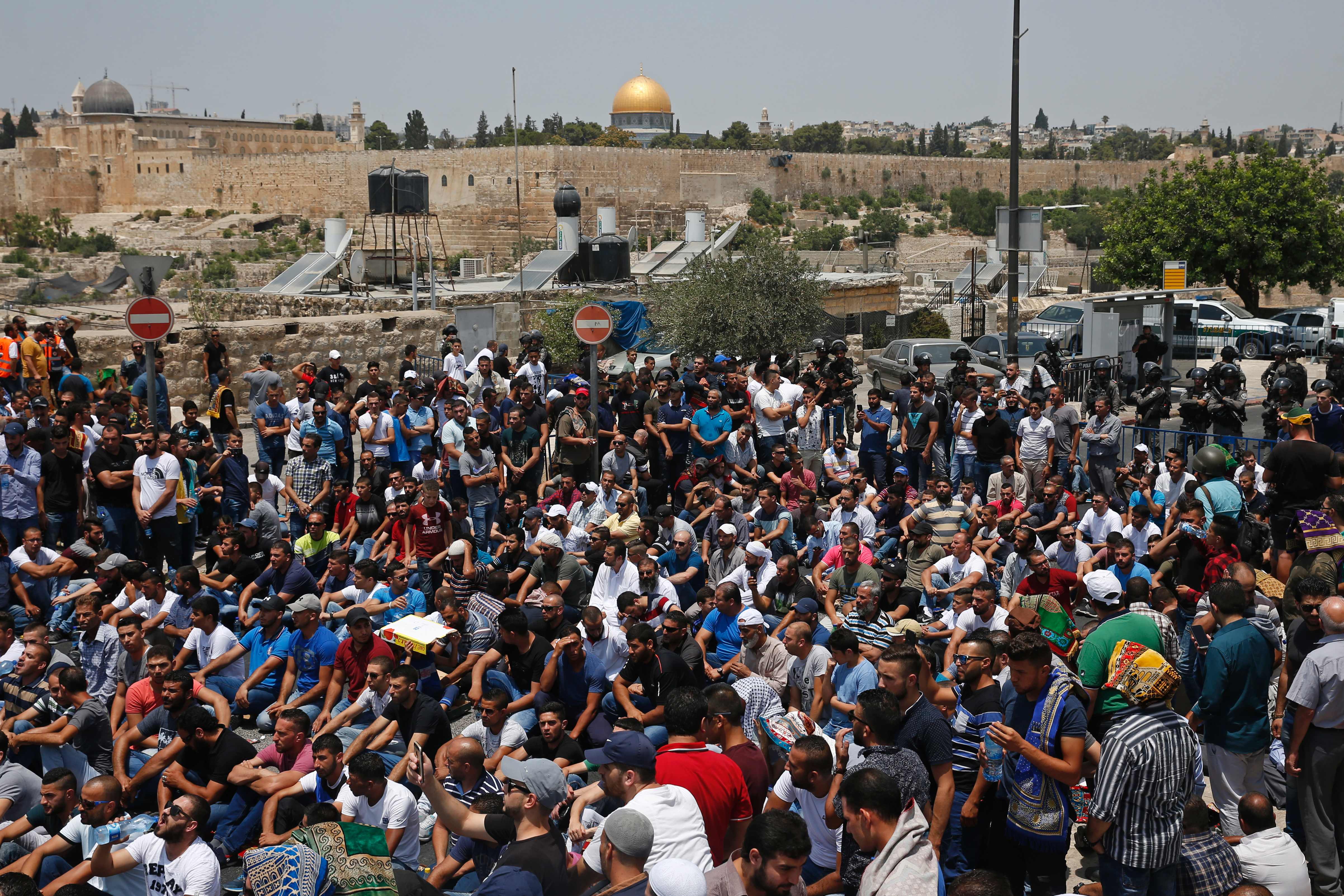 تظاهرات فى القدس