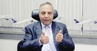 صفوت مسلم رئيس الشركة القابضة لمصر للطيران