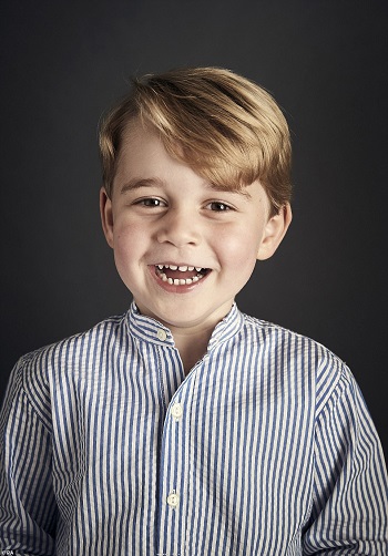 الصورة الرسمية لعيد ميلاد الأمير جورج