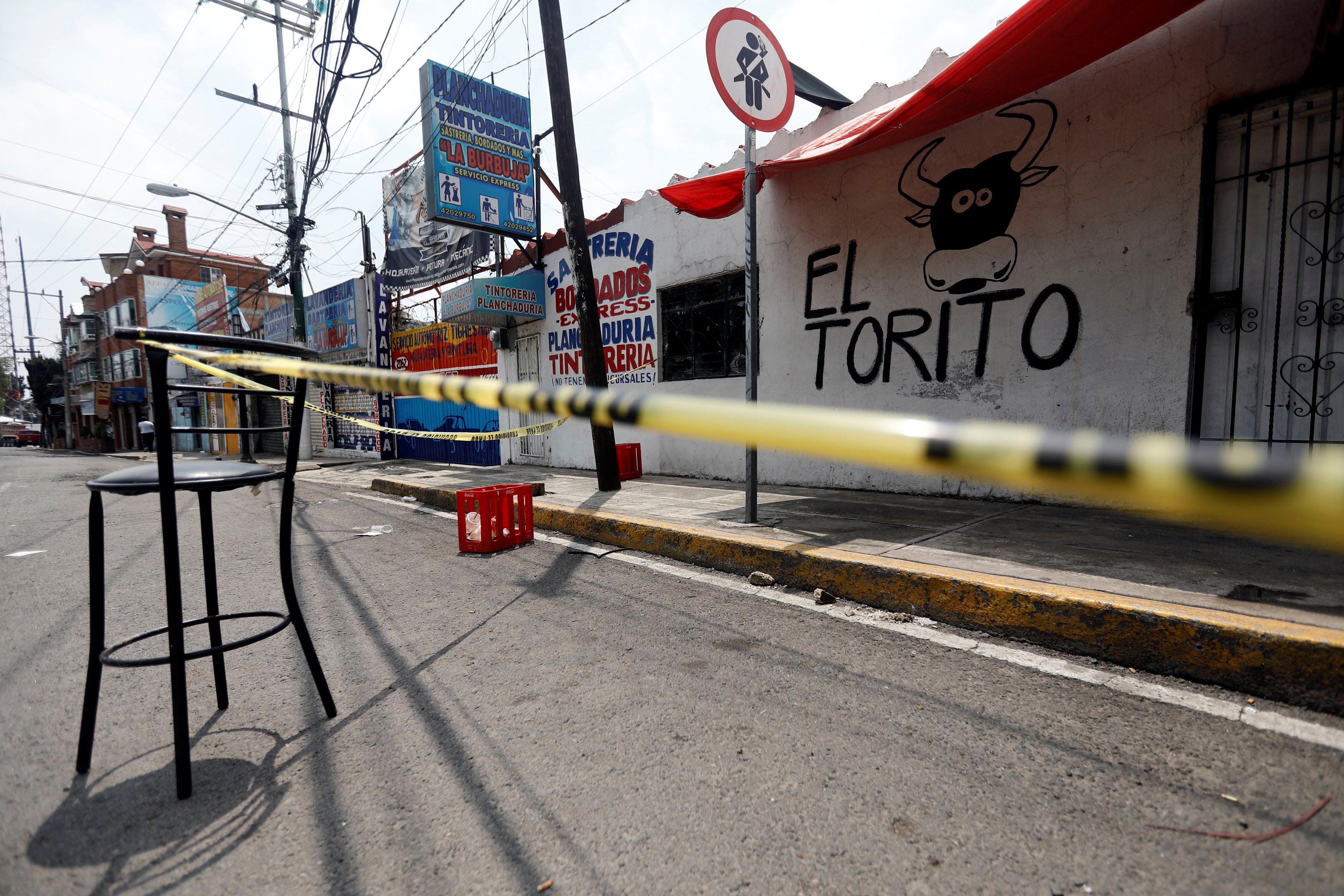 جانب من العنف فى المكسيك والشرطة تفرض طوقا أمنيا