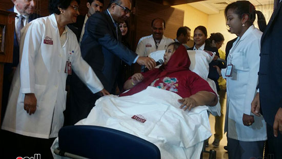 اسمن امرأة فى العالم 