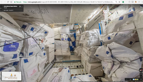 جوجل تنشر خدمة أول مجموعة صور من الفضاء تسمح باستكشاف محطة فضاء افتراضيا (12)