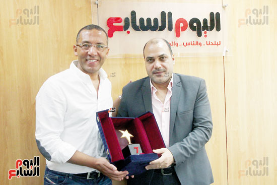 محمد الباز والكاتب الصحفى خالد صلاح