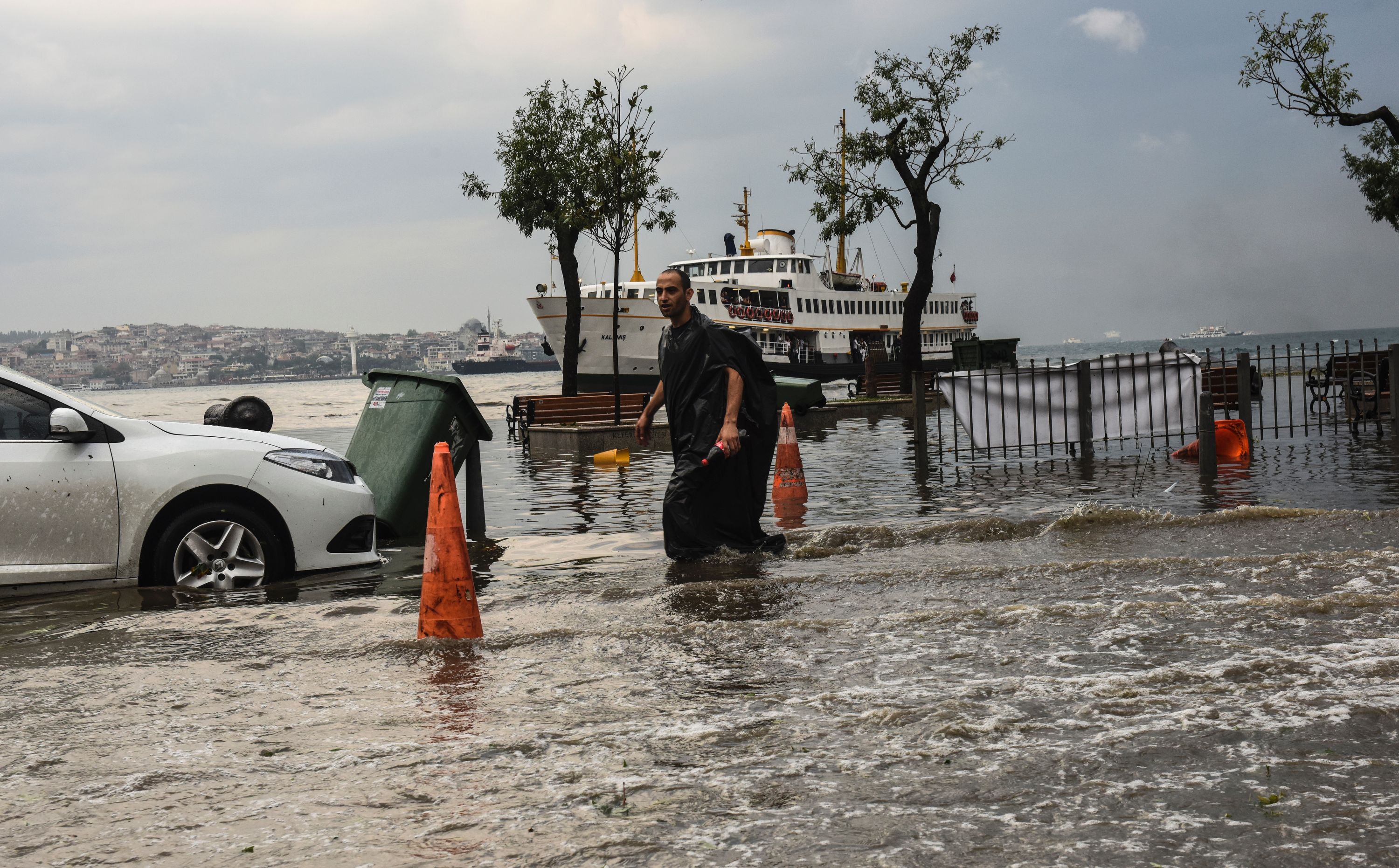 جانب من فيضانات تركيا