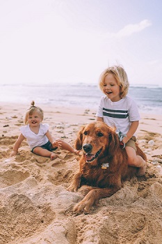 صور للأطفال على الشاطئ