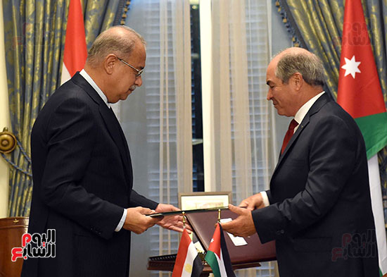 توقيع اتفاقيه بين مصر والاردن (8)