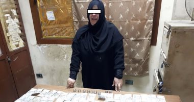 9-أجهزة الأمن تضبط متسولة تجمع 19 ألف جنيه شهريا بحدائق الزيتون