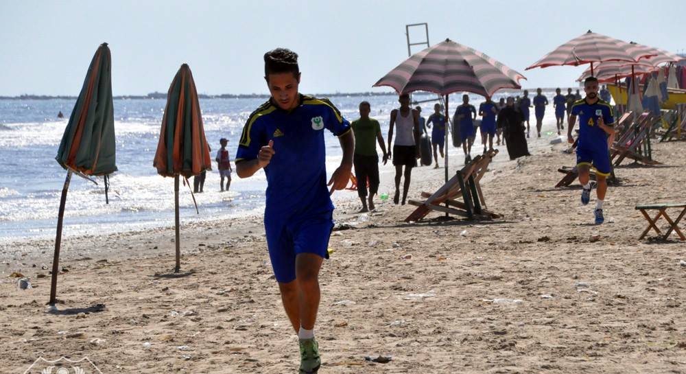 المصرى يواصل التدريبات