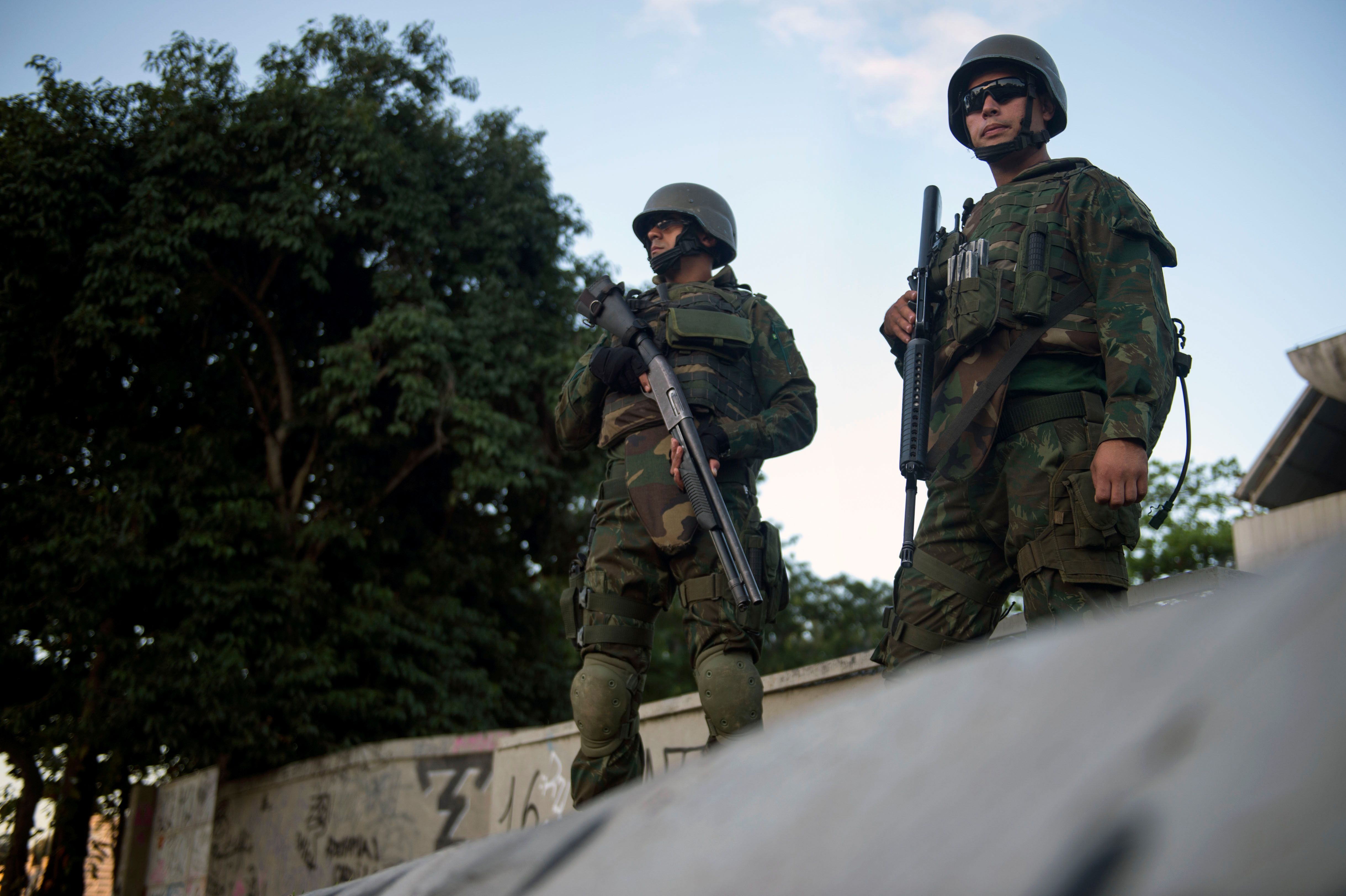 انتشار القوات البرازيلية لفرض الأمن