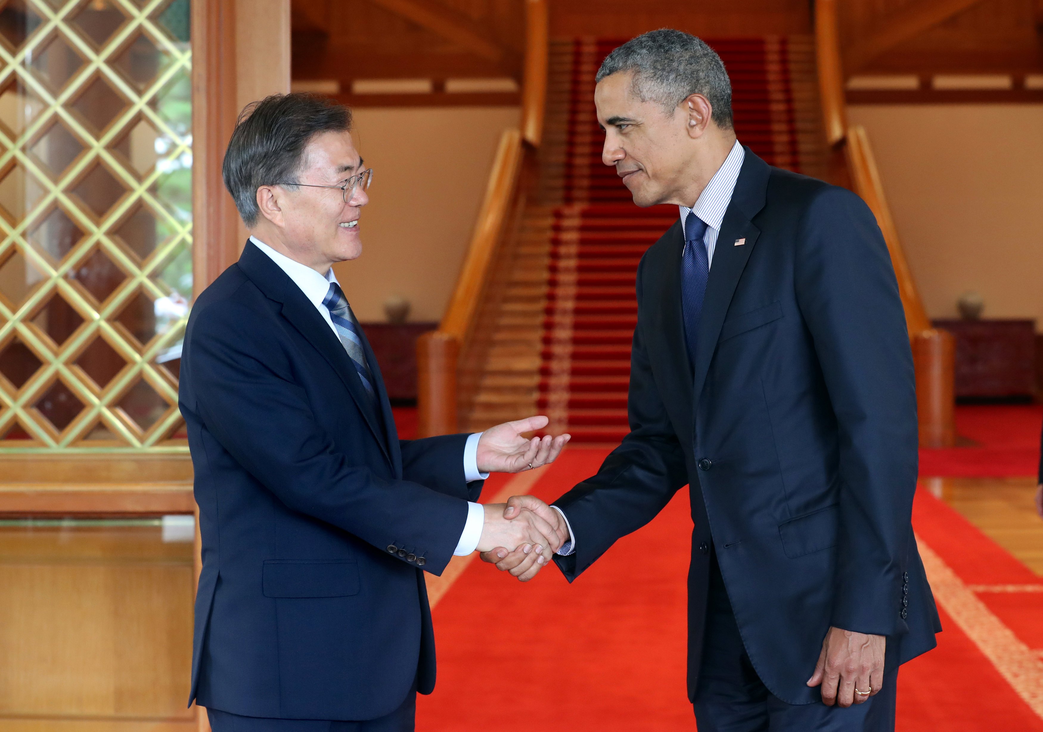 لقاء الرئيس الكورى الجنوبى وباراك أوباما