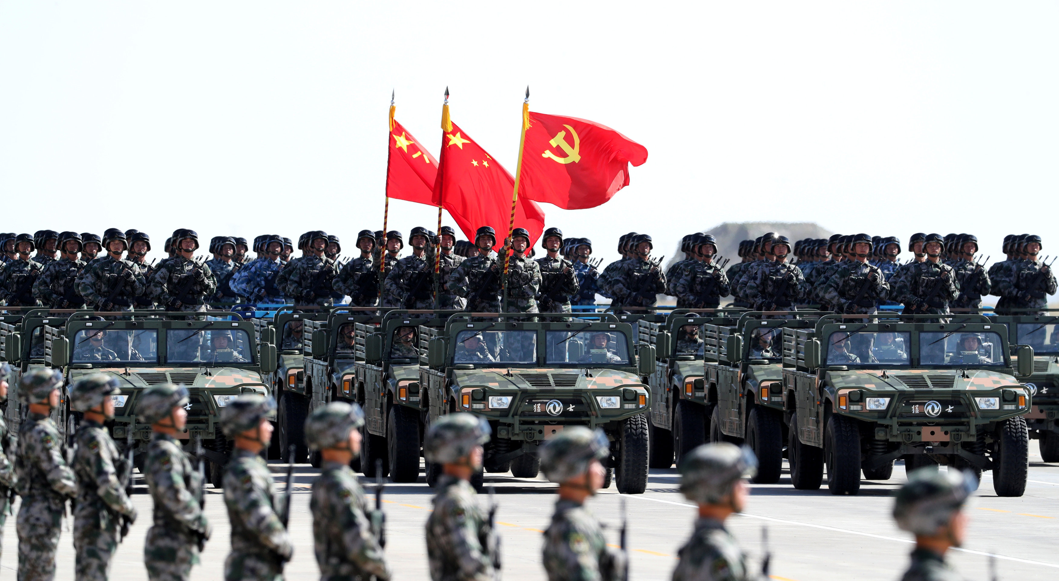استعراض للجيش الصينى