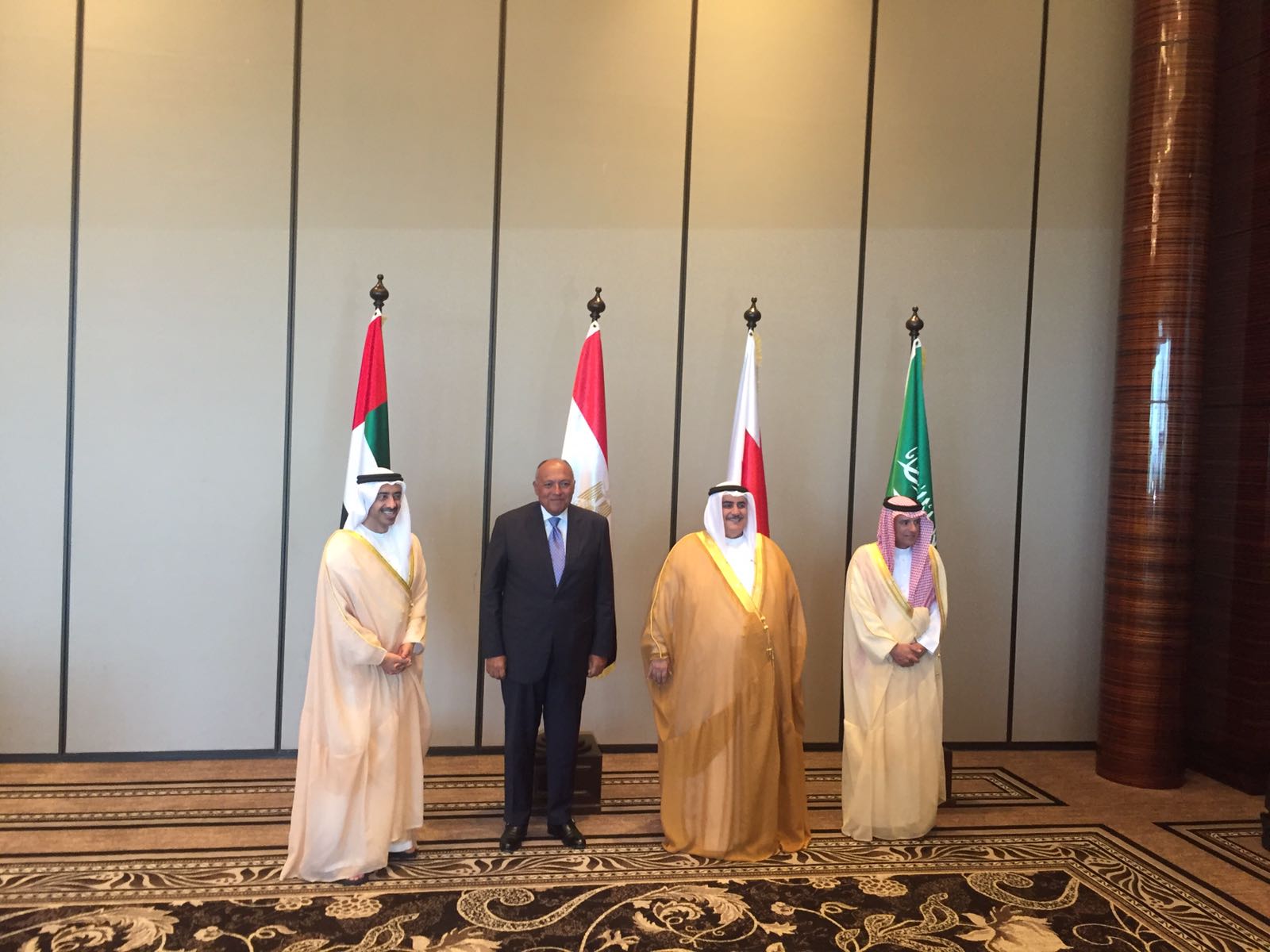 وزراء الخارجية العرب بعد المشاورات