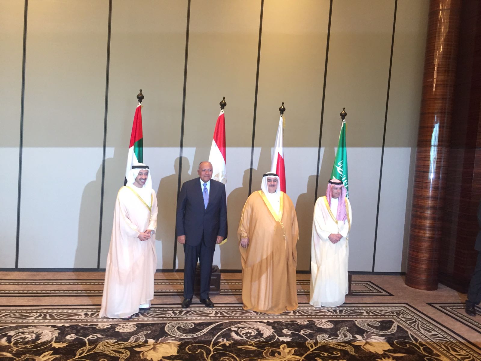 اجتماع دول الرباعى العربى فى العاصمة البحرينية المنامة