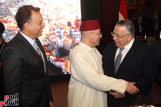 السفير المغربى والسيد الشريف وكيل مجلس النواب