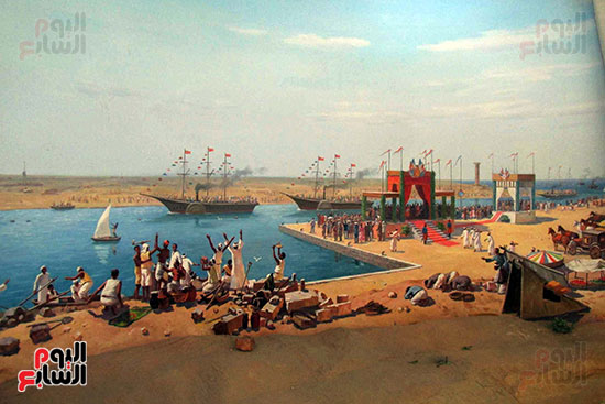 الاحتفال بافتتاح قناة السويس فى 1869