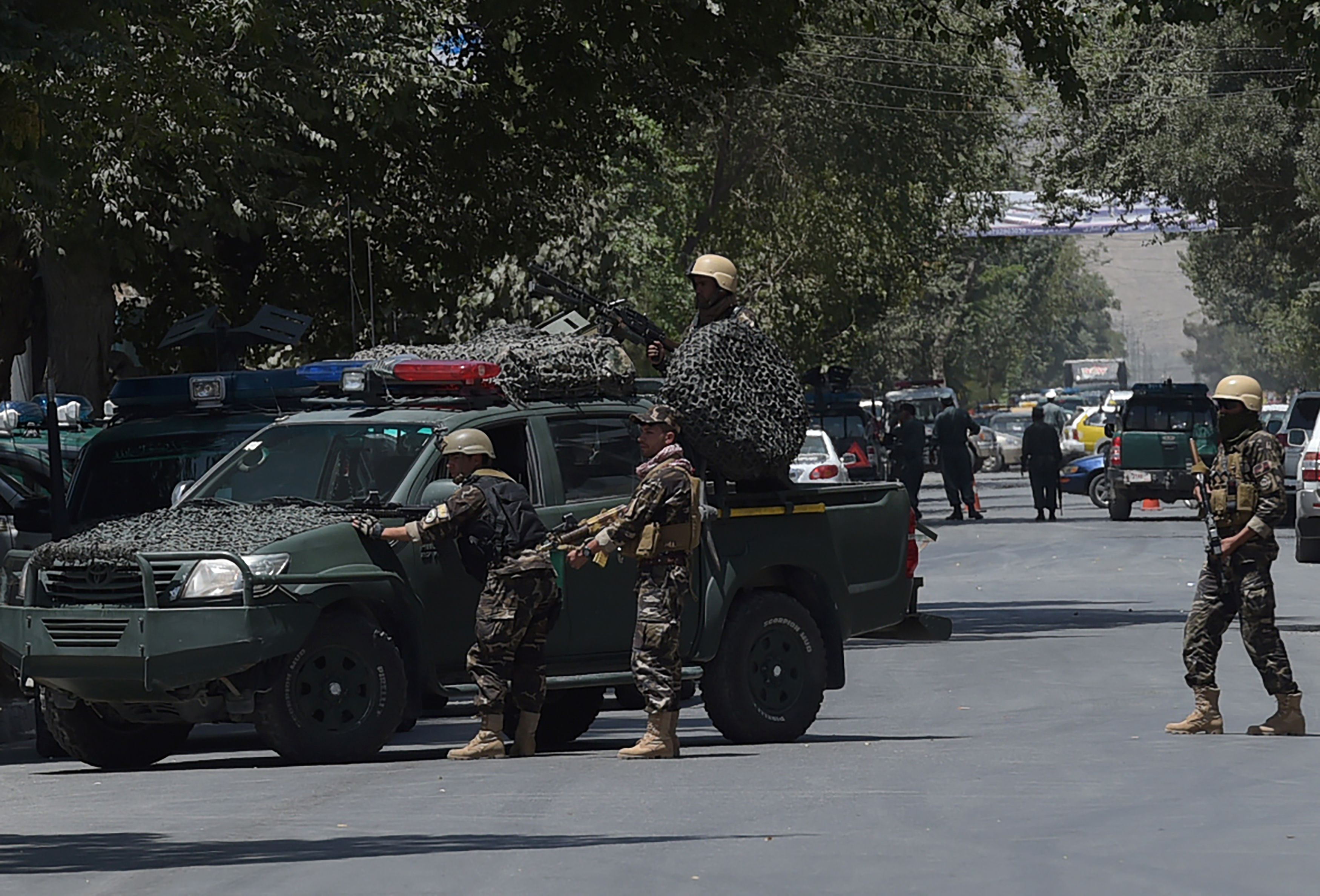 مواجهات مسلحة بين الجيش الأفغانى وإرهابيين فى كابول