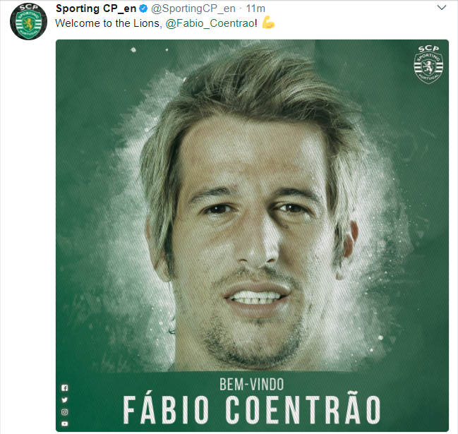 فابيو كوينتراو ينتقل رسمياً إلى سبورتنج لشبونة
