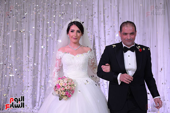 هيثم شاكر و الليثى و ألا كوشنير يشعلون زفاف مجاهد و أسماء (28)