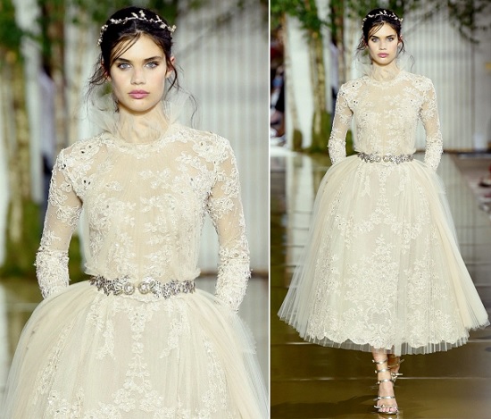 فستان زفاف رقيق للمصمم اللبنانى العالمى زهير مراد