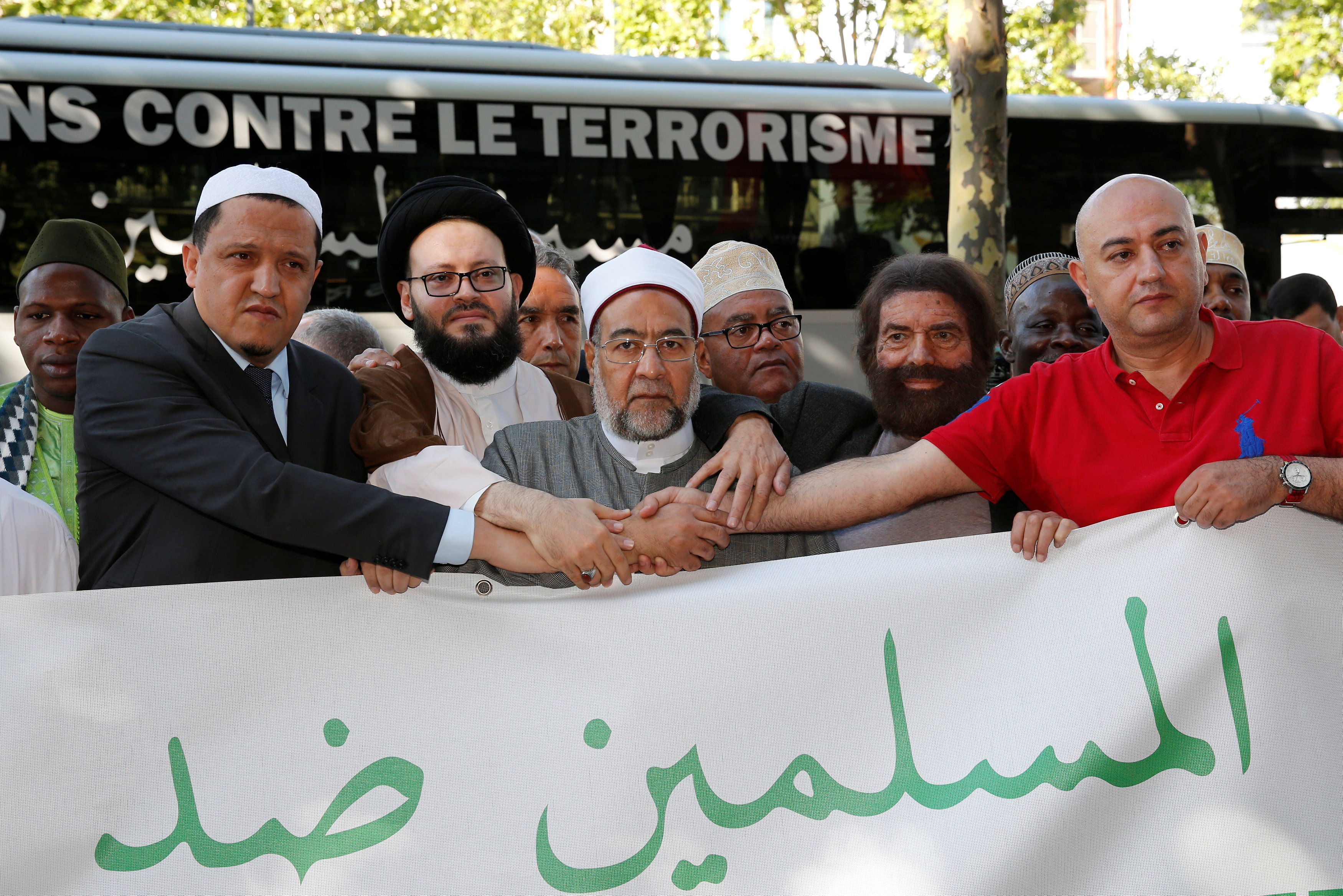 مسيرة ضد الإرهاب فى فرنسا
