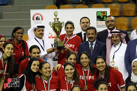 مصر تتوج بلقب البطولة العربية لسيدات السلة (3)