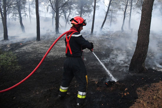 مكافحة حرائق الغابات فى فرنسا