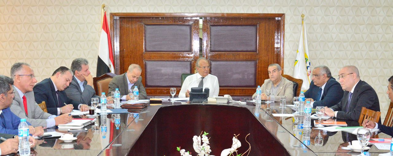 محافظ القليوبية يبحث مع وزير التنمية المحلية تطوير مدينة القناطر  (3)