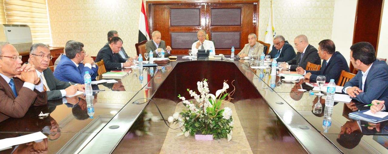 محافظ القليوبية يبحث مع وزير التنمية المحلية تطوير مدينة القناطر  (1)