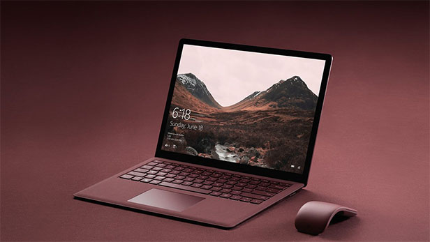 laptop surface