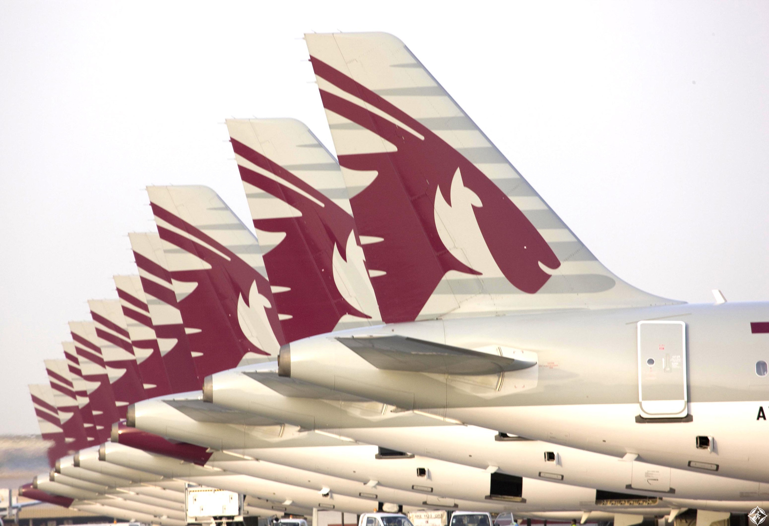 طائرات قطرية لا تتحرك من مطار الدوحة