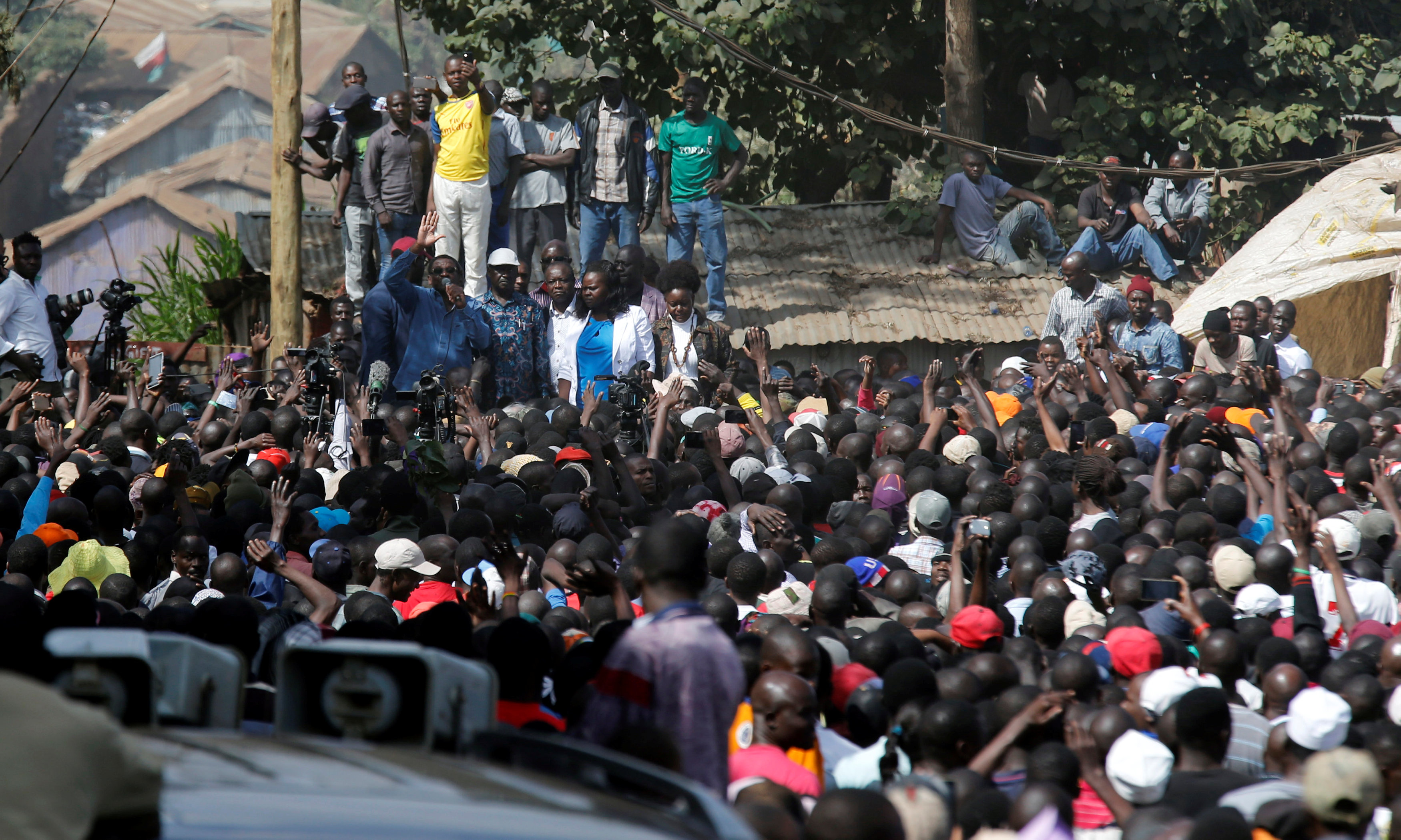 حشد من المعارضة الكينية