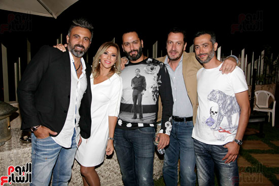 مايا دياب وسيرين عبد النور ونجوم لبنان فى حفل عشاء أبو جودة وحجار (18)