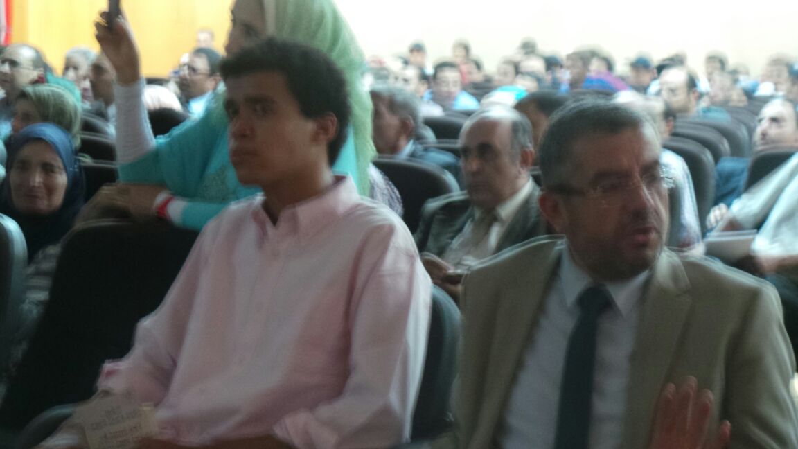 ياسين الزغبى يحضر لقاء وزير التنمية المحلية بمحافظة الفيوم 