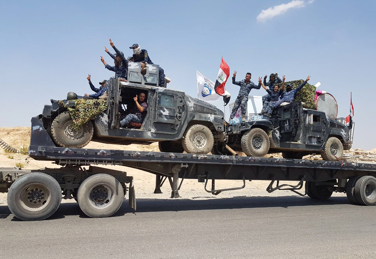 وحدات مدرعة عراقية تتوجه إلى تلعفر لمحاربة تنظيم داعش