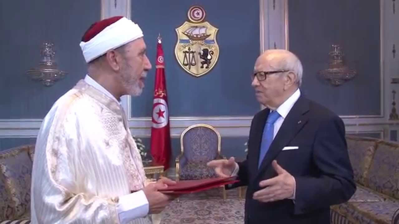 الرئيس التونسى يجتمع بالمفتى فى قصر قرطاج