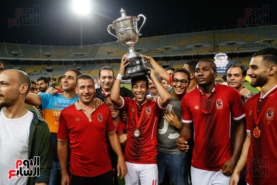 فرحة حمودى بالكأس