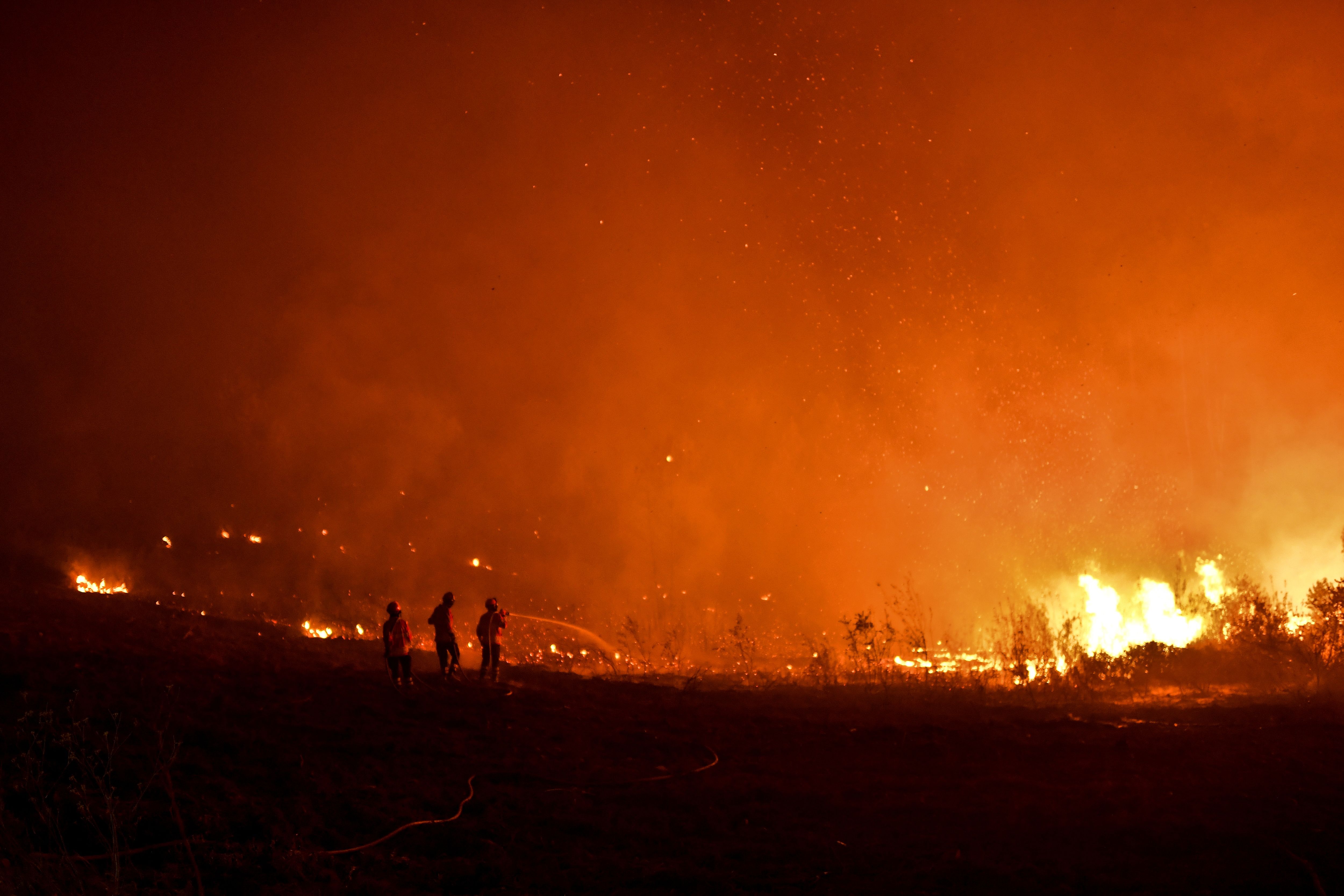 انتشار الحرائق فى البرتغال